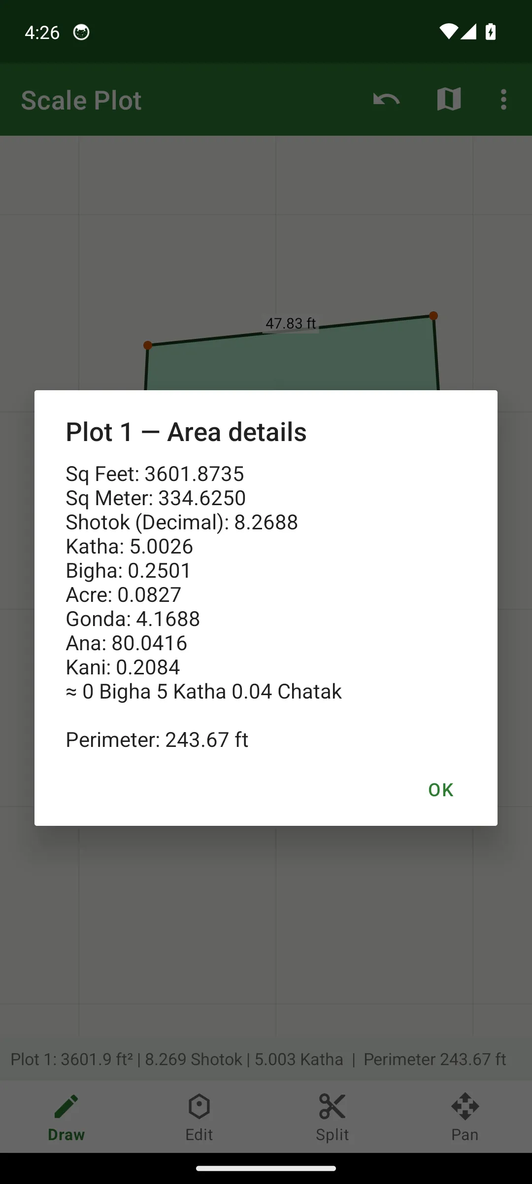 Full area breakdown in 9+ units