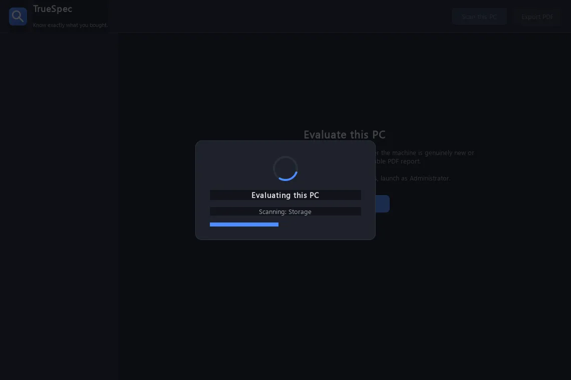 Scanning Spec